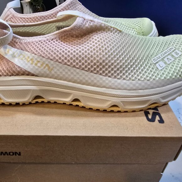 NEW Men’s 10 SALOMON RX Moc 3.0 Slip-On Sneaker L47491 Cloud Pink/White Jade - Picture 4 of 12